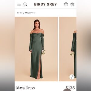 Birdy Grey Maya Long Sleeve Dress in Eucalyptus